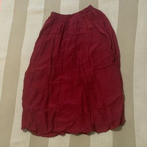 Red Maxi skirt by Ann Taylor